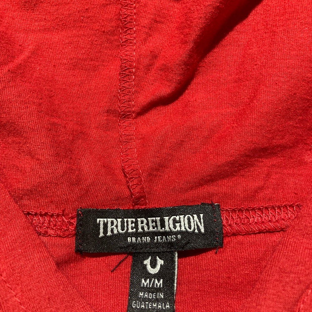 True Religion Sleeveless hooded tank top, Men’s size medium, NWOT! $59.00! - Picture 2 of 5